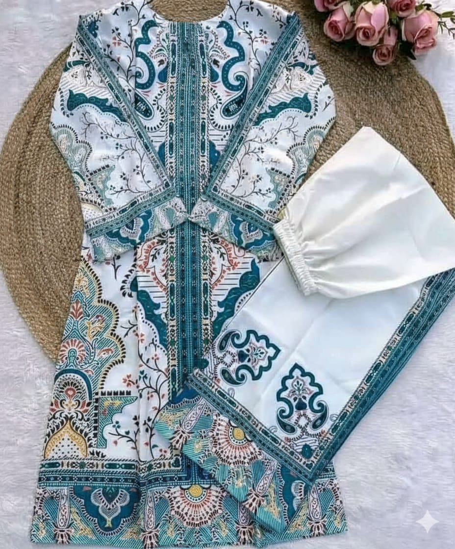 প্রিমিয়াম দুবাই সফট সিল্ক টু-পিস 🌸